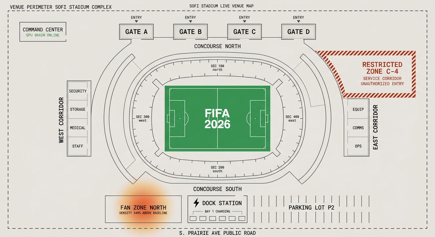 SoFi Stadium venue map